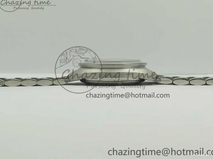 1225 ComfortFit Speedmaster SS “Speedy Tuesday” OMF Best Edition Black Dial on SS Bracelet Manual Winding Chrono Movement 7994